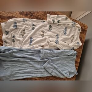 Baby Sleep Gowns with Car and Bicycle Print